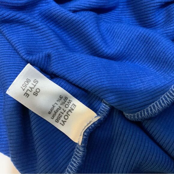 Michael Stars Brooklyn Blue Shirt Sleeve Shirt OS - Picture 7 of 8